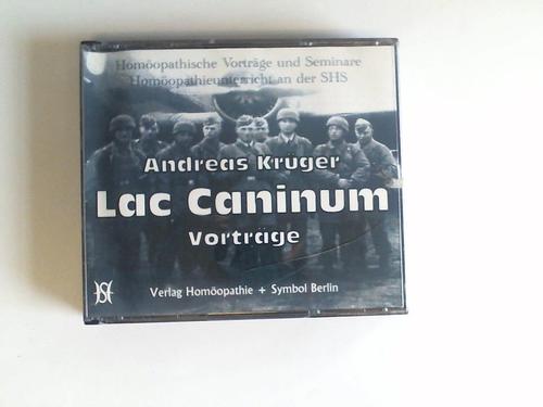 Krger, Andreas - Lac Caninum. Vortrge. Homopathische Vortrge und Seminare. Homopathieunterricht an der SHS. 3 CDs (von 6) CDs