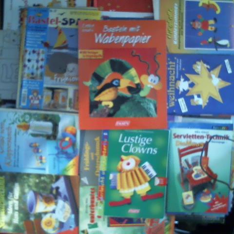 (Basteln/Bastelspa) - Sammlung von 64 Bchern und 4 Heften