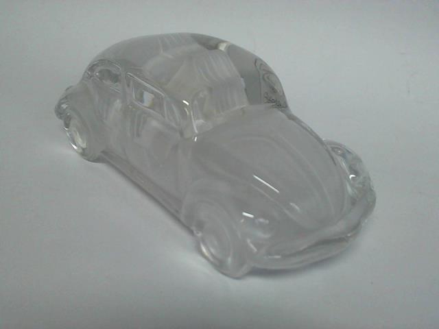 (Magic Crystal Briefbeschwerer) - Briefbeschwerer aus Glas in Form eines VW Beetles