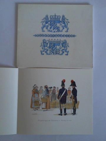 Bayerisches Staatsministerium des Innern, Mnchen (Hrsg.) - Kniglich Bayerische Gendarmerie und Polizei 1812 - 1860. Nach sechs Aquarellen von Paul Ernst Rattelmller