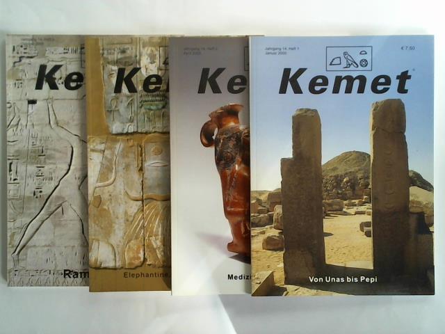 Kemet - Die Zeitschrift fr gyptenfreunde - Jahrgang 14/2005, Heft 1 bis 4. Zusammen 4 Hefte