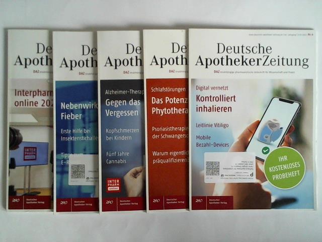 Deutsche Apotheker-Zeitung - DAZ Unabhngige pharmazeutische Zeitschrift fr Wissenschaft und Praxis - 5 Hefte