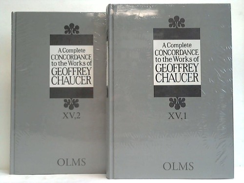 Oizumi, Akio (Hrsg.) - A Complete Concordance to the Works of Geoffrey Chaucer. 2 Bnde
