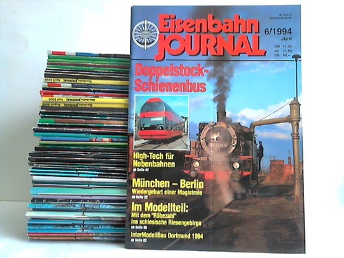 Eisenbahn Journal - Sammlung von 54 verschiedenen Heften aus 1982 bis 2000