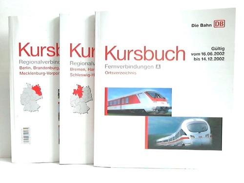 Deutsche Bahn AG (Hrsg.) - 3 Bnde. Gltig vom 16.06.2002 bis 14.12.2002