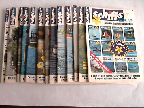 Schiffspropeller - Fachmagazin fr den Schifsmodellbauer. 11 (von 12) Heften (ohne Heft 3)