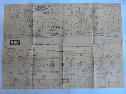 Modell-Technik - US-Patrouillenboot CG 95 308 - Bauplan Nr. 178