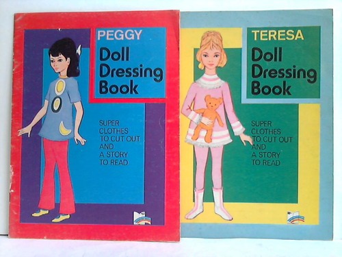 Doll Dressing Book - Super Clothes to cut out and a Story to read. 2 Hefte