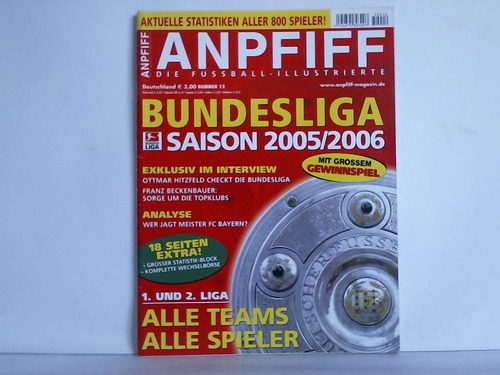 Anpfiff - Die Fussball-Illustrierte, Nummer 12: Bundesliga Saison 2005/2006
