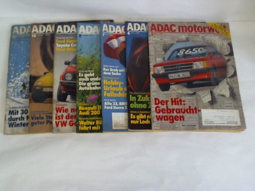 ADAC Motorwelt - Jahrgang 1983. 7 Hefte