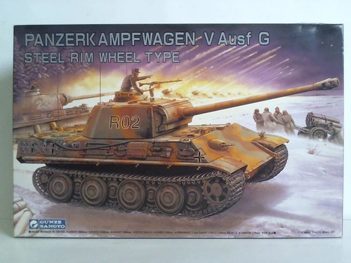 Gunze Sangyo - Panzerkampfwagen V Ausf G. Steel rim wheel type