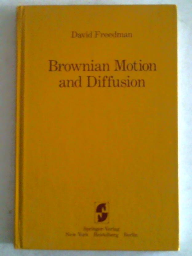 Freedmann, David - Brownian Motion snd Diffusion
