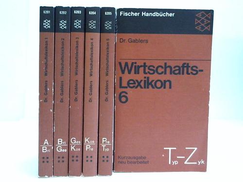 Sellien, Dr. Dr. h.c. R., Sellien, Dr. H. (Hrsg.) - Dr. Gablers Wirtschaftslexikon. Kurzausgabe des Originalwerkes in 6 Bnden