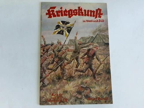 Kriegskunst in Wort und Bild - Heft 9 Juli 1937 Jahrgang XIII. Major Herold