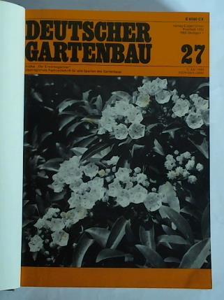Deutscher Gartenbau - Frher Der Erwerbsgrtner - berregionale Fachzeitschrift fr alle Sparten des Gartenbaus - Jahrgang 1980, Heft 27 bis 52 in einem Band