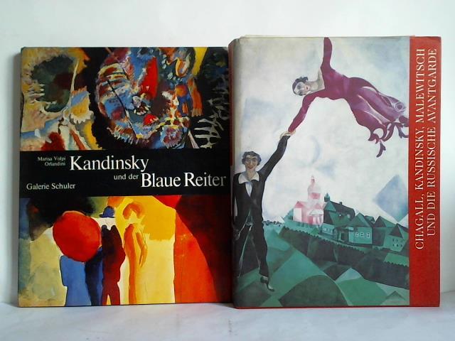 (Kunstgeschichte) - Kandinsky und der Blaue Reiter; Marisa Volpi Orlandini / Chagall, Kandisnky, Malewitsch und die russische Avantgarde; Hamburger Kunsthalle, Kunsthaus Zrich. Zusammen 2 Bnde