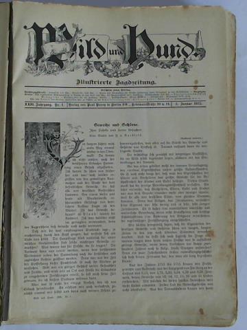 Wild und Hund - 31. Jahrgang 1925, Nr. 1 bis 52 in einem Band