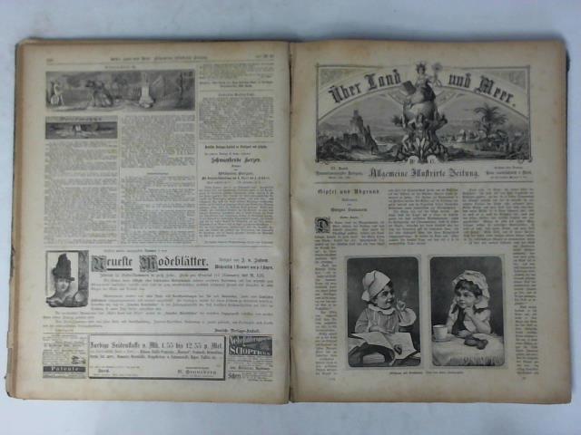 Ueber Land und Meer - Allgemeine illustrirte Zeitung - Band 57, 1887, Nr. 13a und 13b bis 38. Zusammen 27 Ausgaben in einem Band