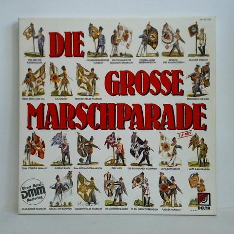 (Marschmusik) - Die grosse Marschparade. 3 Langspielplatten in einer Box