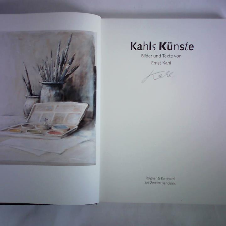Kahl, Ernst - Kahls Knste - Bilder und Texte