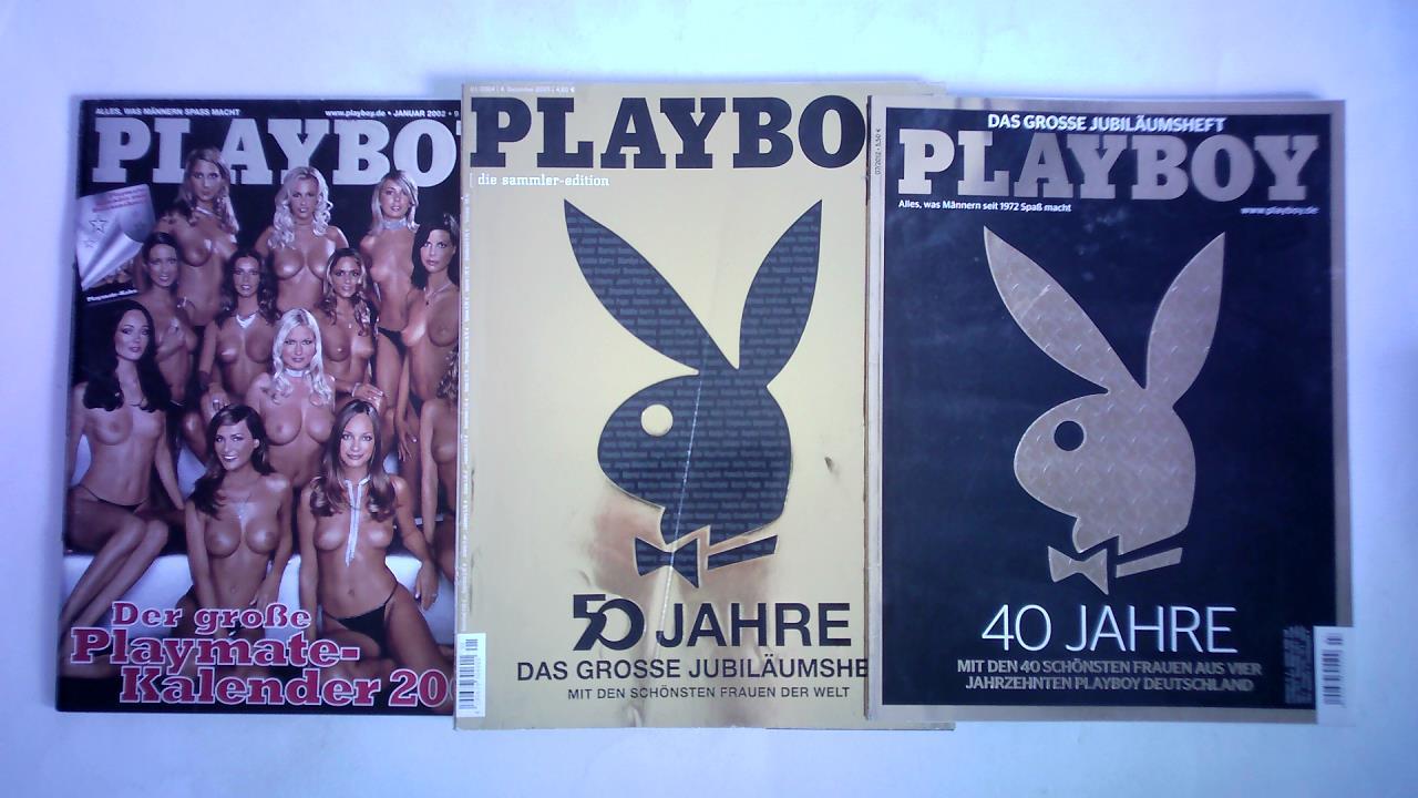 Playboy - 2 Jubilumshefte und 1 Playmate-Kalender