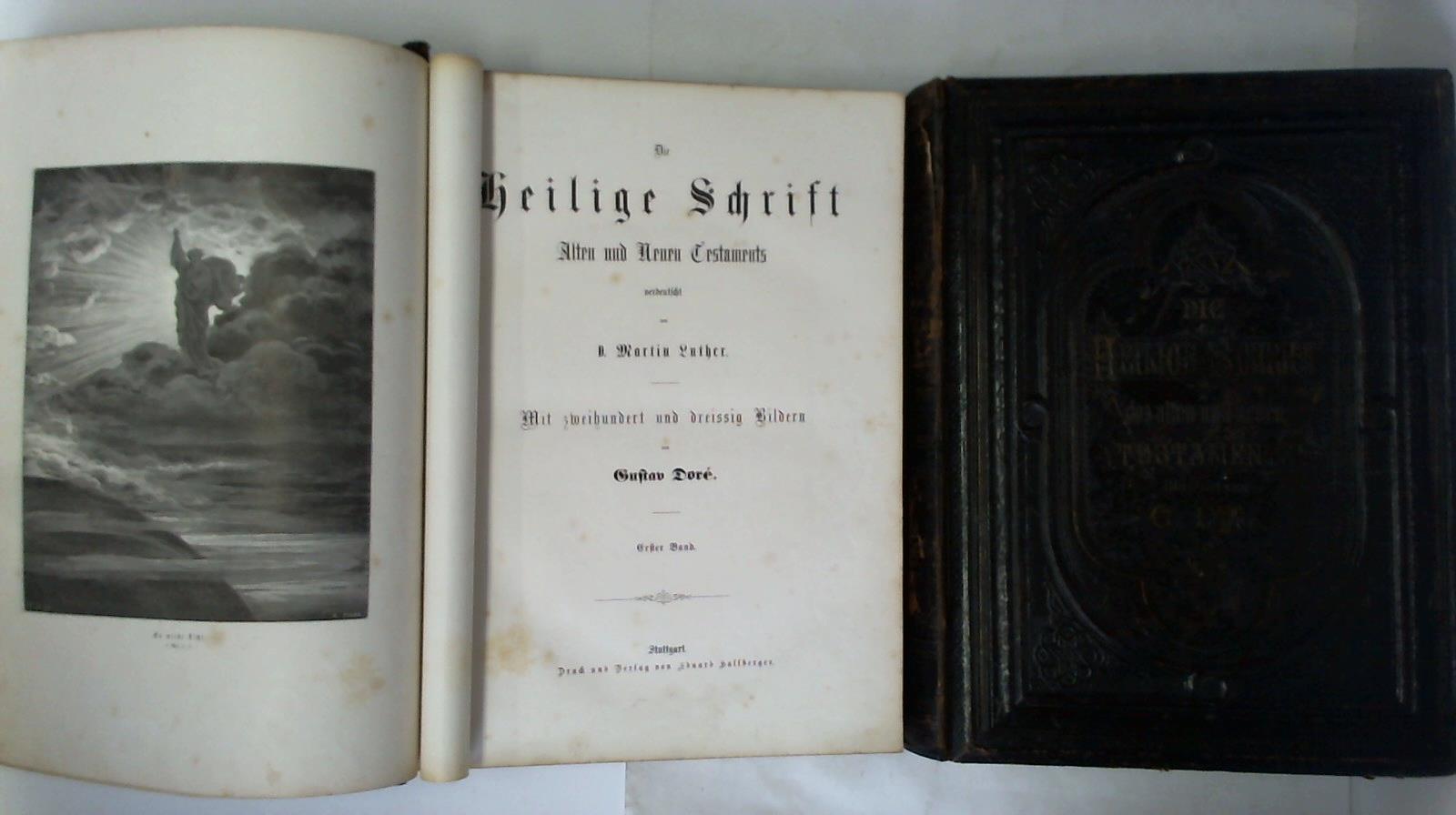 Die Heilige Schrift Alten und Neuen Testaments, verdeutscht. Erster und Zweiter Band. Zusammen 2 Bände