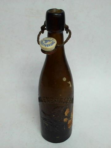 (Alte Bierflasche) - Lwenbru Kiel - Lagerbier, Hell. Bierflasche mit Bgel