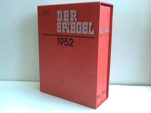 Augstein, Rudolf (Hrsg.) - Der Spiegel. 6. Jahrgang. Nr. 1 bis 52/1952. 52 Hefte in zwei Bnden