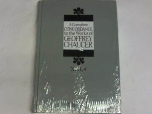 Chaucer, Geoffrey - A Complete Concordance to the Works of Geoffrey Chaucer. Edited by Akio Oizumi and programmed by Kunihiro Miki. Vol. 13, Supplement series 3: A Lexical Concordance to the Works of Geoffrey Chaucer, vol. IV: S-T