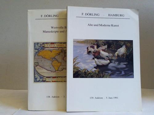 Drfling, F., Hamburg - Wertvolle Bcher, Manuskripte und Autographen / Alte und Moderne Kunst. 2 Kataloge