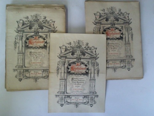 Bucher, Br. / Gnauth, A. (Hrsg.) - Das Kunsthandwerk. Sammlung mustergltiger kunstgewerblicher Gegenstnde aller Zeiten - II. Jahrgang 1875, Heft 1 bis 12