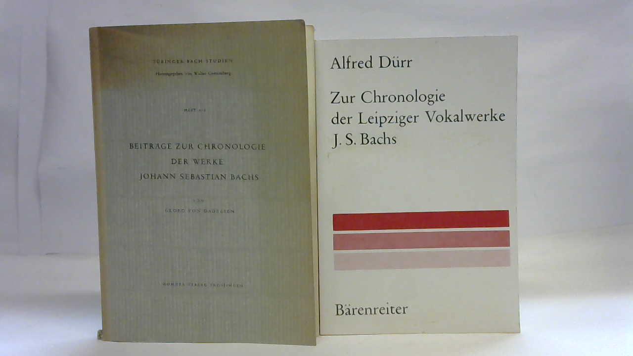 Daelsen, Georg von - Beitrge zur Chronologie der Werke Johann Sebastian Bachs