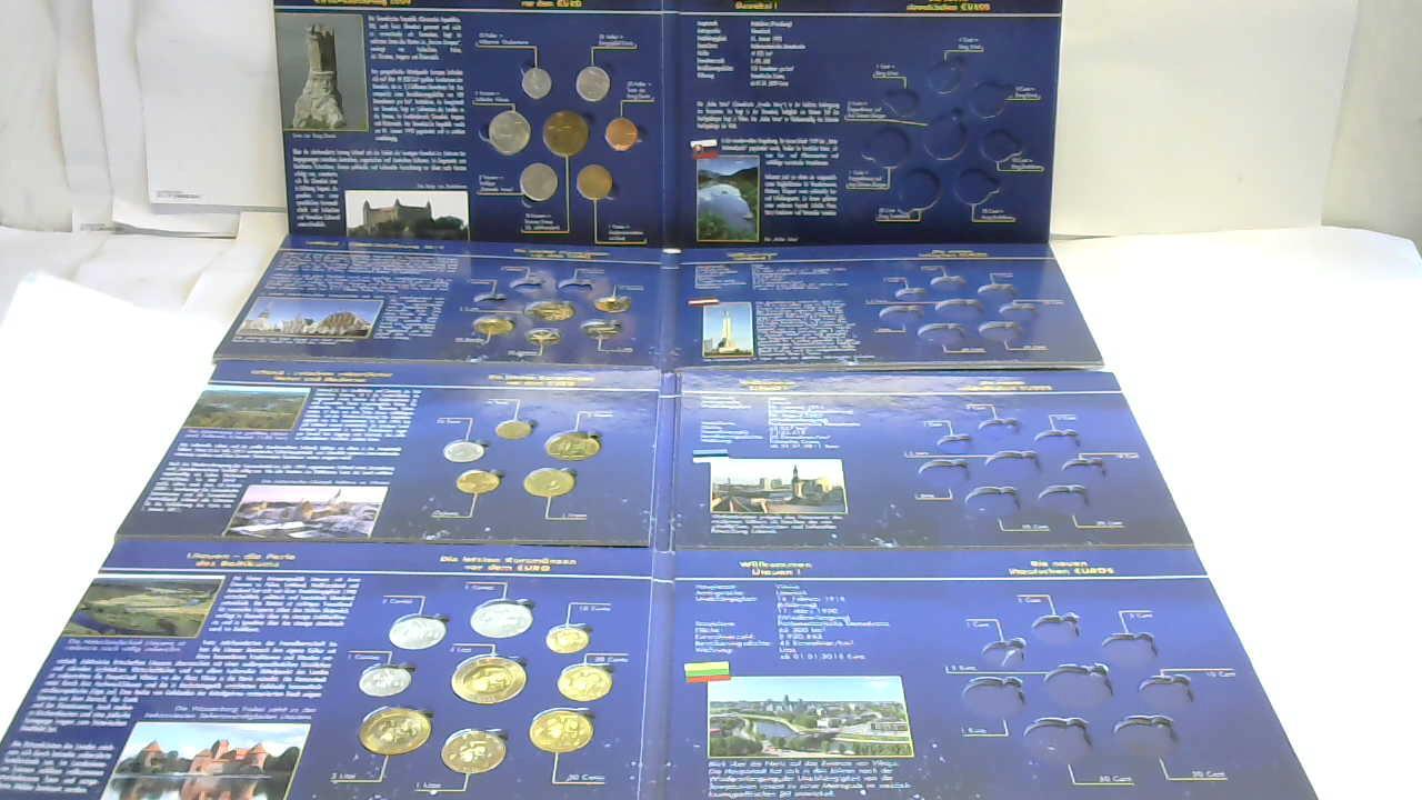 (uro-Start) - 2009 Slowakei / 2011 Estland / 2014 Lettland / 2015 Litauen. 4 Sets