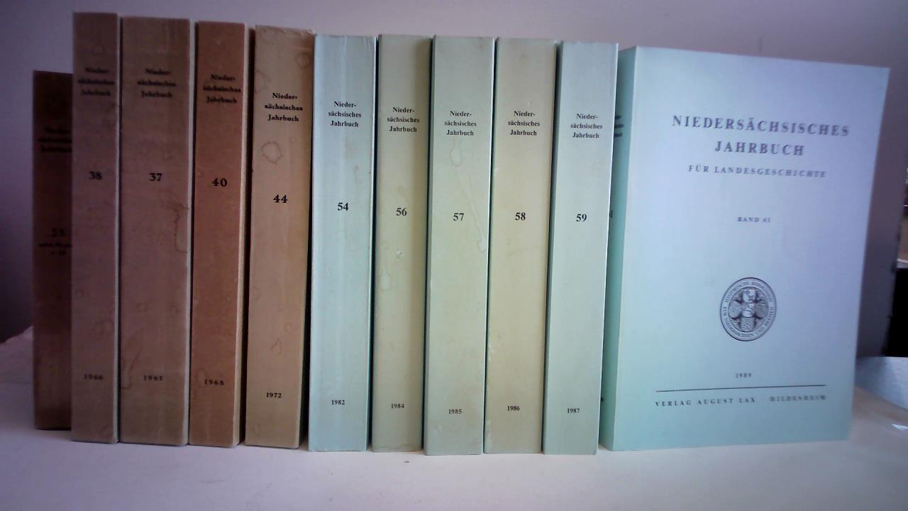 Historische Kommission fr Hannover, Oldenburg, Braunschweig, Schuamburg-Lippe und Bremen - Niederschsisches Jahrbuch fr Landesgeschichte. Neue Folge der Zeitschrift des Historischen Vereins fr Niedersachsen. 11 Bnde