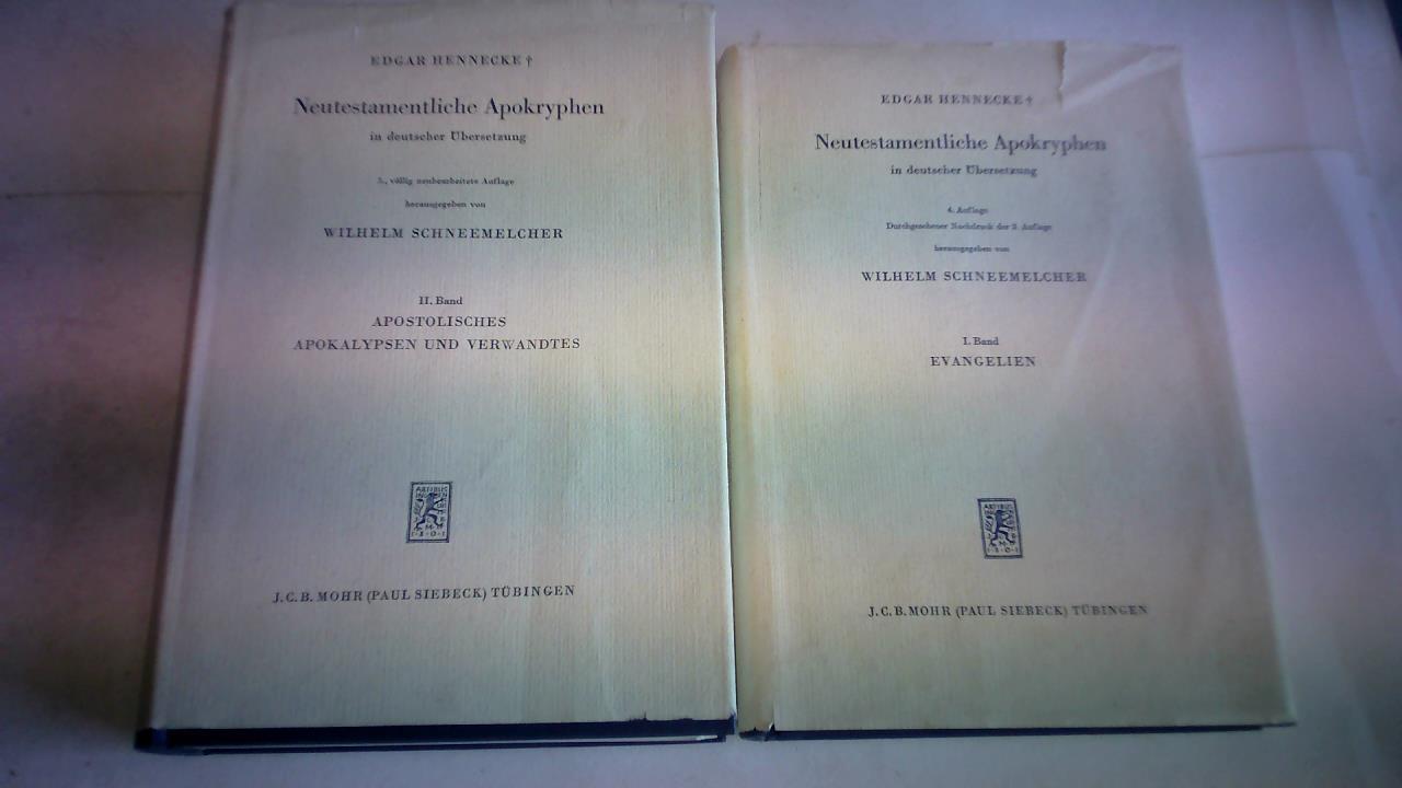 Hennecke, Edgar - Neutestamentliche Apokryphen in deutscher bersetzung, Band I und II. Zwei Bnde