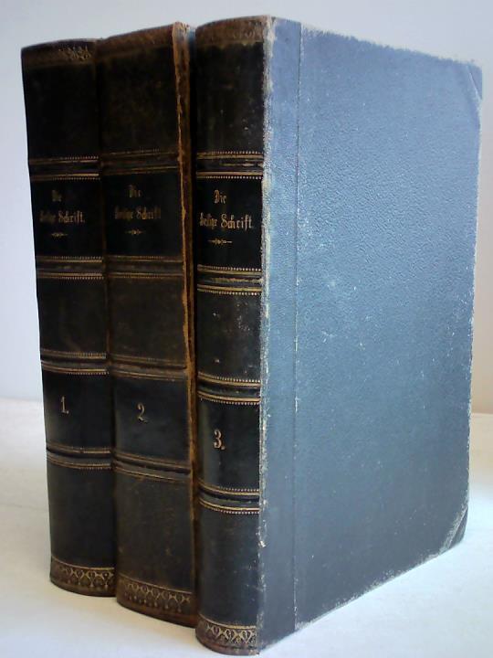 Biblia, das ist die ganze Heilige Schrift des Alten und Neuen Testaments, verdeutschet von Dr. Martin Luther, mit dessen Vorreden und Randglossen, sowie mit den Summarien M. Viti Dieterichs, nebst den Vorreden und Schlußgebeten Francisci Vierlings, Band 1-3. Drei Bände