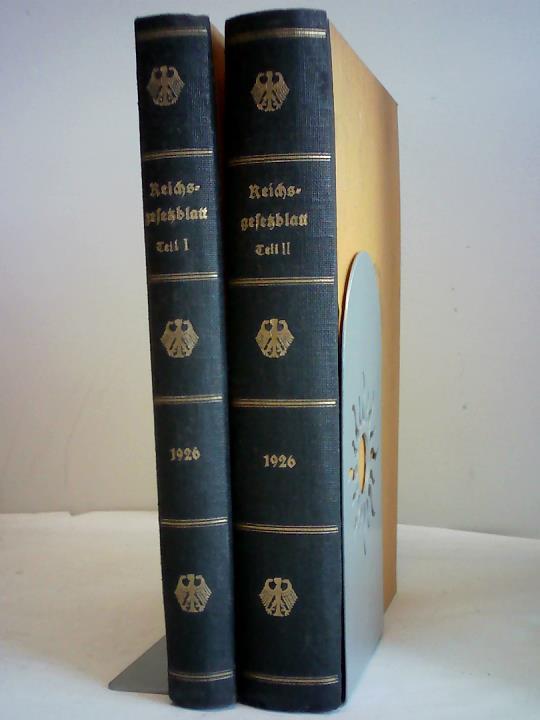 Reichsamt/ Reichsministerium des Innern (Hrsg.) - Reichs- Gesetzblatt 1926 - 1 & 2 ( 2 Bnde)