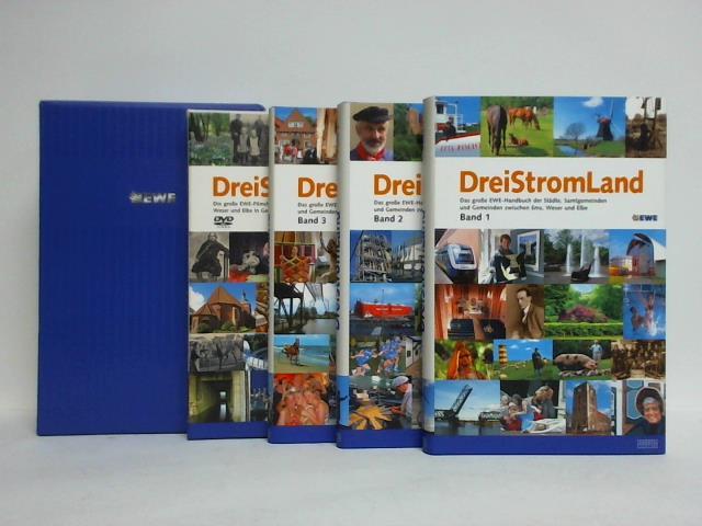 EWE Aktiengesellschaft (Hrsg.) - DreiStromLand. Das groe EWE-Handbuch der Stdte, Samtgemeinden und Gemeinden zwischen Ems, Weser und Elbe. 3 Bnde sowie 2 DVDs im Schuber