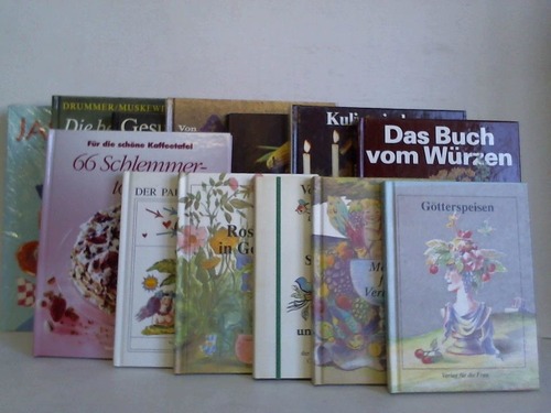 Verlag fr die Frau, Leipzig (Hrsg.) - Sammlung von 13 verschiedenen Bchern zum Thema Kochen, Backen, Haushalt