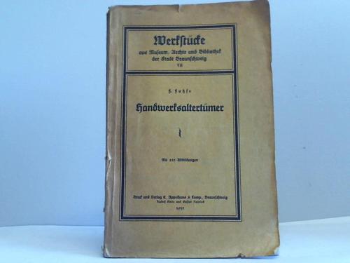 Fuhse, F. - Handwerksaltertmer