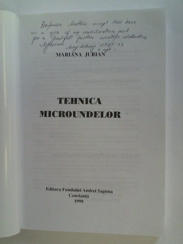 Jurian, Mariana - Tehnica Microundelor
