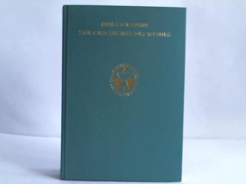 Schoene, Renate - Bibliographie zur Geschichte des Weines. Supplement 1