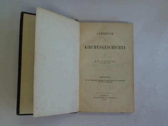 Fricke, G.A. - Lehrbuch der Kirchengeschichte, erster Theil