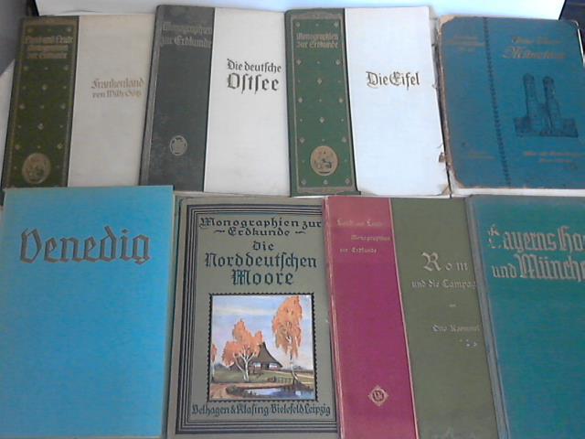 Velhagen & Klasing - Monographie und Erdkunde. 8 Bnde