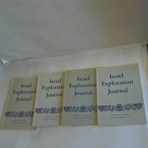 Israel Exploration Journal - Volume 19. Number 1, 2, 3 and 4. 4 Hefte