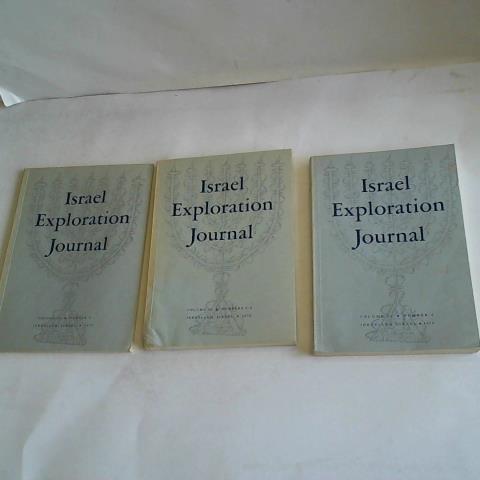 Israel Exploration Journal - Volume 26. Number 1, Numbers 2-3 and Number 4. 3 Hefte