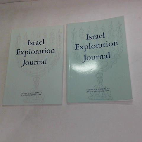 Israel Exploration Journal - Volume 46. Numbers 1-2 and Numbers 3-4. 2 Hefte