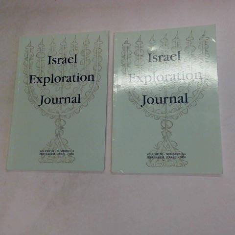 Israel Exploration Journal - Volume 50. Numbers 1-2 and Numbers 3-4. 2 Hefte