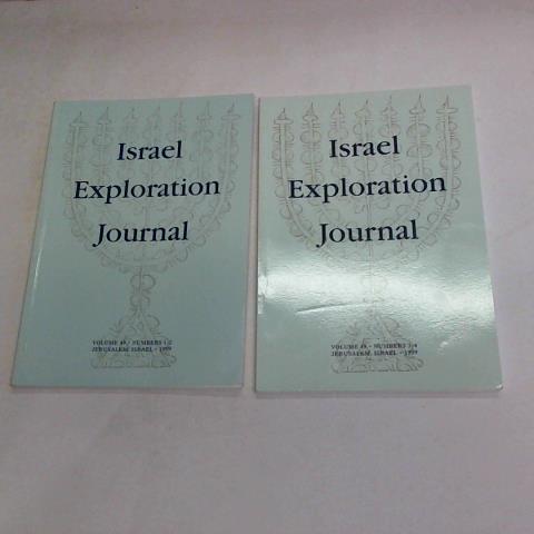 Israel Exploration Journal - Volume 49. Numbers 1-2 and Numbers 3-4. 2 Hefte