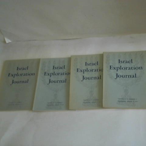 Israel Exploration Journal - Volume 23. Number 1, 2, 3 and 4. 4 Hefte